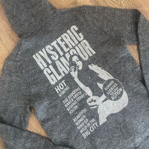 Vintage Hysteric Glamour Beautiful Women Zip-up Hoodie (M)